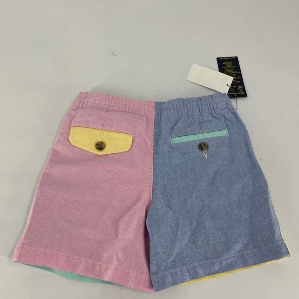 NWT Boy's Polo Ralph Lauren Color Block Shorts Size 12 Multi Color  $60 - Picture 2 of 2